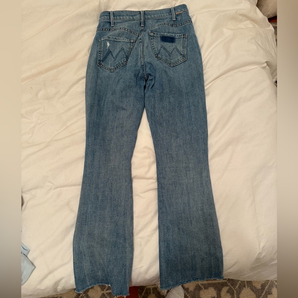 mother the hustler ankle fray jeans - Picture 4 of 5